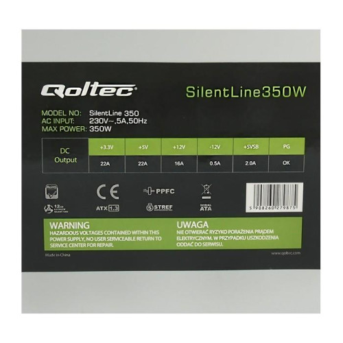 Zasilacz ATX SilentLine 350W (bulk) -601180