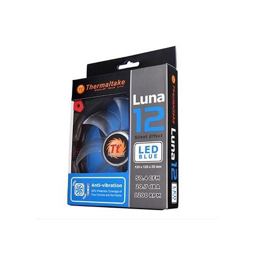 Wentylator - Luna 12 LED (120mm, 1200 RPM) BOX Niebieski-601621