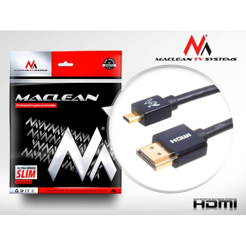 Przewód HDMI-microHDMI SLIM 2m MCTV-722-602205