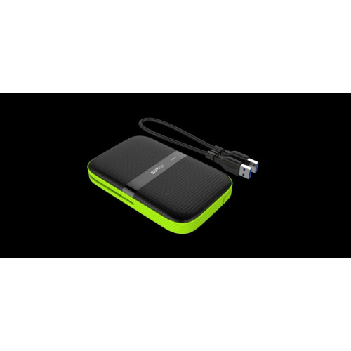 ARMOR A60 1TB USB 3.0 BLACK-GREEN/PANCERNY wstrząso/pyło i wodoodporny-602814