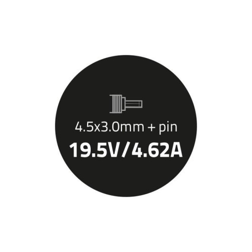Zasilacz do HP Compaq 90W | 19.5V | 4.62A | 4.5*3.0+pin-602878