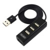 Hub 4x USB 2.0, Y-2140, Ladowanie tel., czarny -603215
