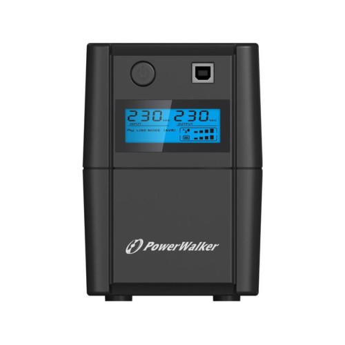 UPS LINE-INTERACTIVE 650VA 2X 230V PL OUT, RJ11 IN/OUT, USB, LCD -603708