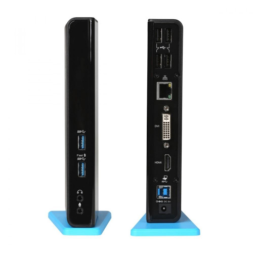 USB 3.0 Dual Stacja dokująca HDMI DVI Full HD+-604421