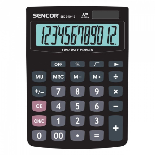 Kalkulator biurkowy SEC 340/12-606527