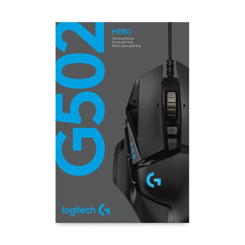 Mysz Logitech G502 Gaming HERO EU 910-005471 (optyczna; 16000 DPI; kolor czarny)-6065567