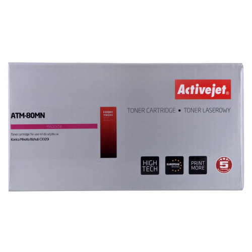 Activejet ATM-80MN Toner (zamiennik Konica Minolta TNP80M; Supreme; 9000 stron; purpurowy)-6073533