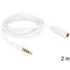 Przedłużacz kabla Apple Audio Jack M/F 4PIN 2m -609635