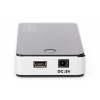 HUB/Koncentrator 7-portowy USB 2.0 HighSpeed, aktywny, czarno-srebrny-610245