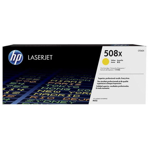 Toner 508X High Yield Yellow 9,5k CF362X-610279
