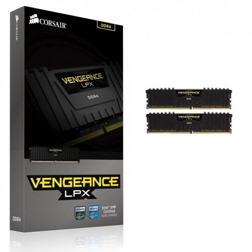 DDR4 Vengeance LPX 16GB/3200(2*8GB) CL16-18-18-36 BLACK 1,35V XMP 2.0-610664