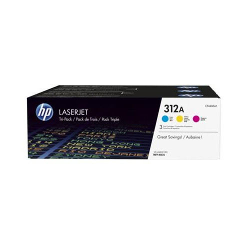 Toner 312A CMY 3-pack CF440AM-610806