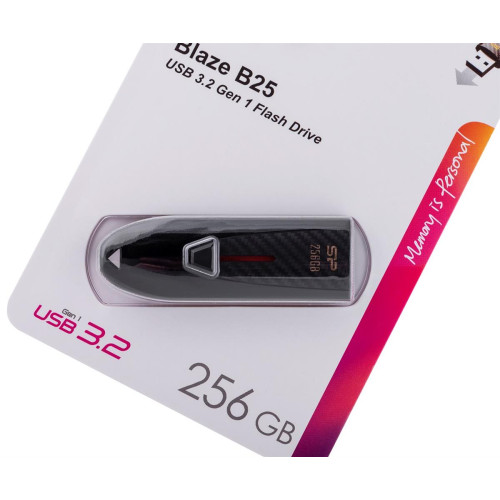 Pendrive Silicon Power Blaze B25 256GB USB 3.1 kolor czarny-6109742