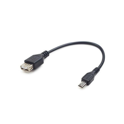 KABEL USB MICRO BM->AF USB 2.0 OTG 15CM długi wtyk -611447