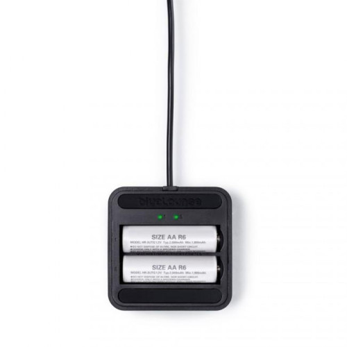 Aaden biurkowa ładowarka baterii 2x AA USB czarna-611737