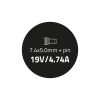 Zasilacz do HP Compaq 90W | 19V | 4.74A | 7.4*5.0+pin-612807