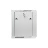 Szafa instalacyjna wisząca 19'' 9U 600X450mm szara (drzwi szklane)-614513