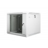 Szafa instalacyjna wisząca 19'' 9U 600X600mm szara (drzwi szklane)-7805884