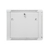 Szafa instalacyjna wisząca 19'' 9U 600X600mm szara (drzwi szklane)-614524
