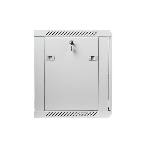 Szafa instalacyjna wisząca 19'' 9U 600X450mm szara (drzwi szklane)-614513