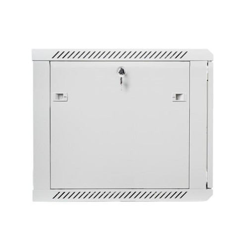 Szafa instalacyjna wisząca 19'' 9U 600X600mm szara (drzwi szklane)-614524