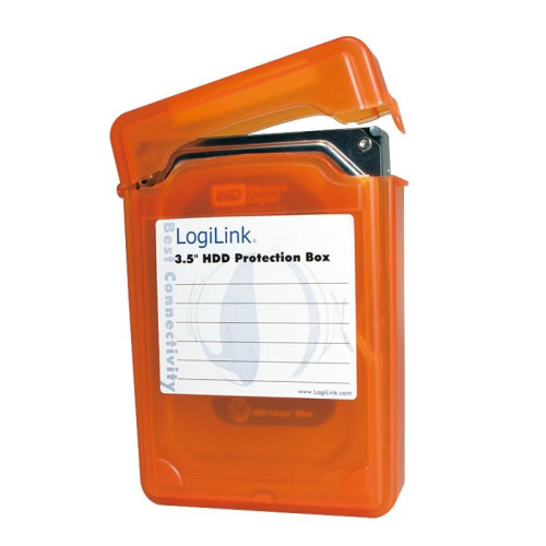 Pudełko ochronne do HDD 3.5 cala Pomarańczowe-614572