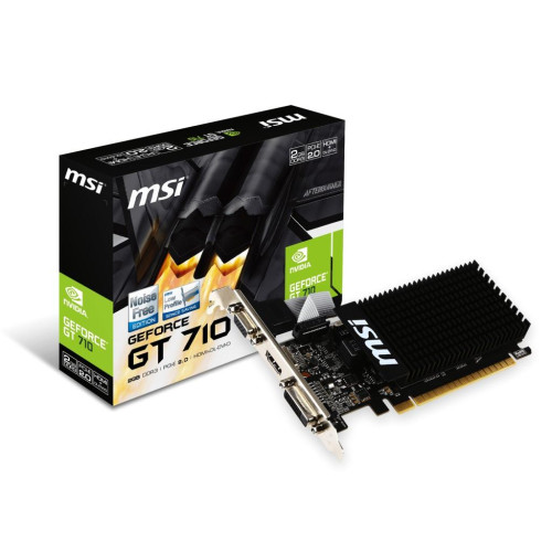 Karta graficzna GeForce GT 710 2GB DDR3 64BIT DVI/D-SUB/HDMI-614775