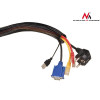 Maskownica kabli 1.8m 85mm MCTV-675 B black -615445