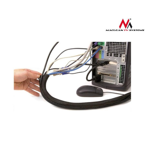 Maskownica kabli 1.8m 85mm MCTV-675 B black -615448