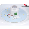 Plafon LED 12W z czujnikiem pir i zasilaniem awaryjnym, MCE131 ACU zasięg 6m-616941