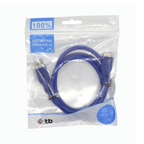 TB Kabel USB 3.0-Micro 1 m. niebieski -616677