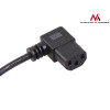 Kabel zasilający kątowy 3 pin 5M wtyk EU MCTV-804-617223