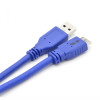 Kabel USB 3.0-Micro 0,5 m. niebieski-617664