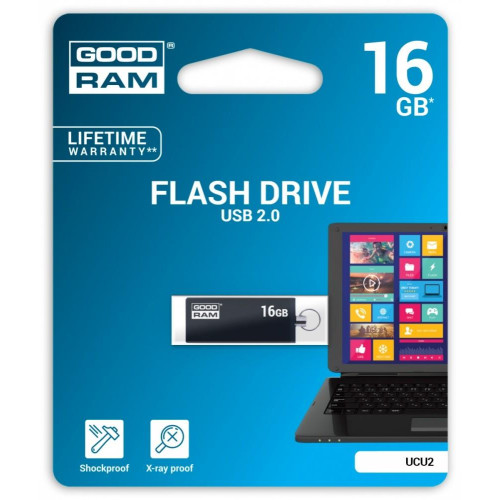 CUBE 16GB USB 2.0 Czarny-617780