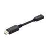 Kabel adapter Displayport z zatrzaskiem 1080p 60Hz FHD Typ DP/HDMI A M/Ż czarny 0,15m-618776