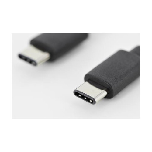 Kabel połączeniowy USB 2.0 HighSpeed Typ USB C/USB C M/M czarny 1,8m-618608