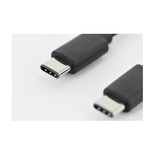 Kabel połączeniowy USB 2.0 HighSpeed Typ USB C/USB C M/M czarny 1,8m-618609
