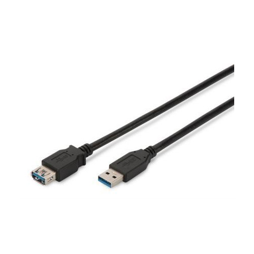 Kabel przedłużający USB 3.1 Gen.1 SuperSpeed 5Gbps Typ USB A/USB A M/Ż czarny 3m-618612