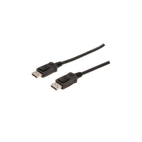 Kabel połączeniowy DisplayPort z zatrzaskami 4K 60Hz UHD Typ DP/DP M/M czarny 5m-618759