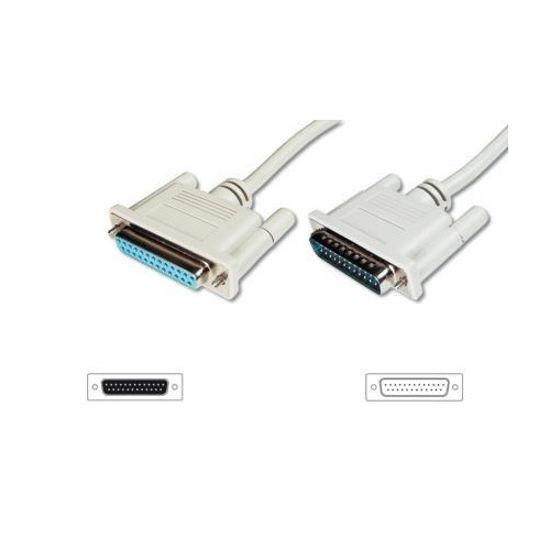 Kabel przedłużający LPT Typ DSUB25/DSUB25 M/Ż szary 2m-619081