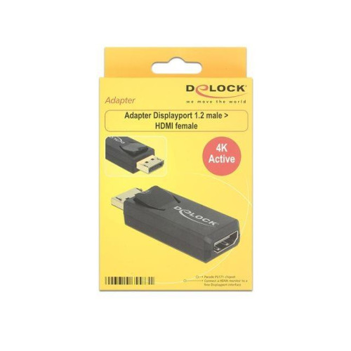 Adapter Displayport 1.2(M)->HDMI(F) 4K Active -619218