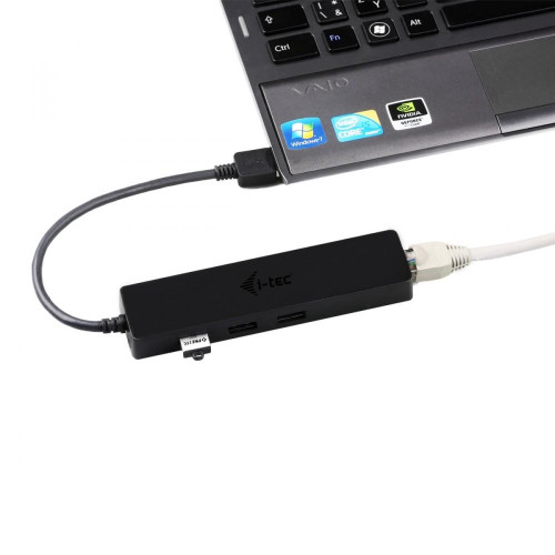USB 3.0 Slim HUB 3 Port + Gigabit Ethernet 10/100/1000 -619322