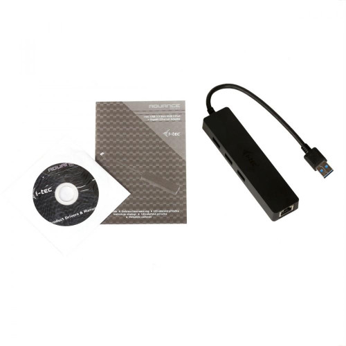 USB 3.0 Slim HUB 3 Port + Gigabit Ethernet 10/100/1000 -619323