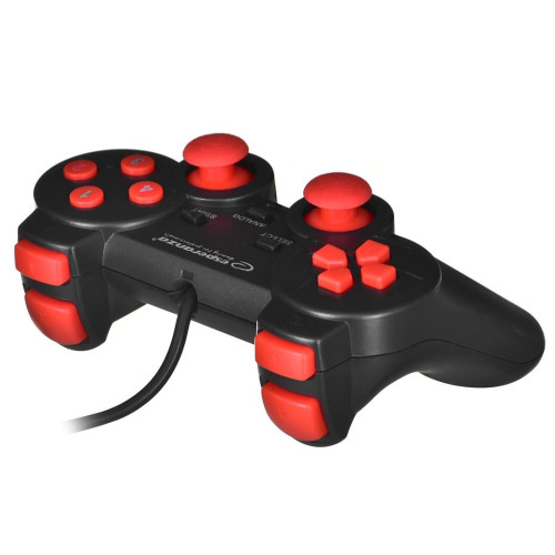 Gamepad Esperanza Warrior EGG102R (kolor czarny, kolor czerwony)-6252931