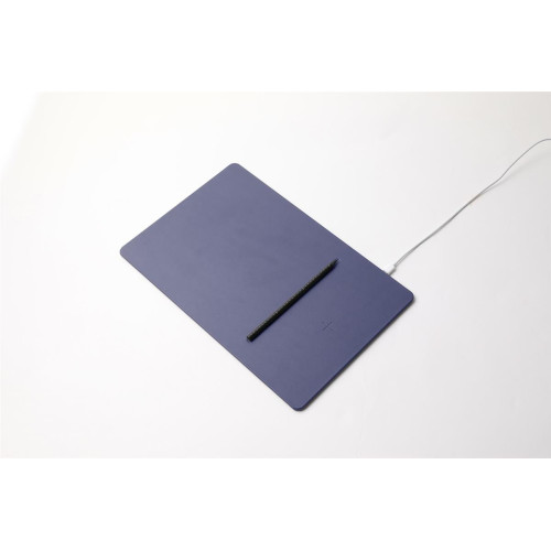 POUT Hands3 Pro – Podkładka pod mysz z szybkim ładowaniem bezprzewodowym, kolor ciemny niebieski-6342974