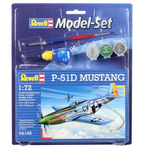 REVELL Model Set P-51 D Mustang-640434