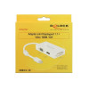 Adapter Displayport 1.2 Mini ->HDMI/VGA/DVI 16cm Biały -643759