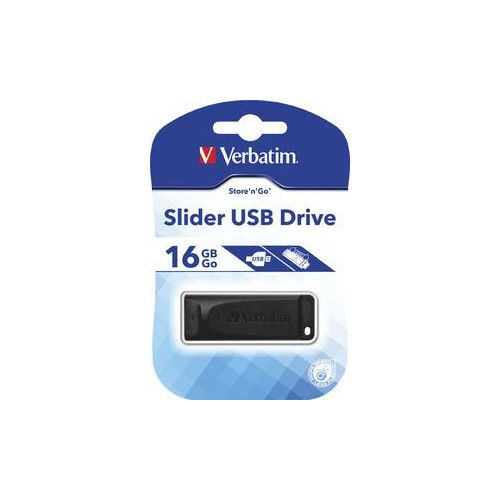 Pendrive Slider 16GB czarny-643689