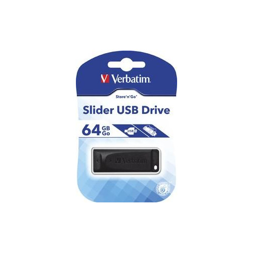 Pendrive Slider 64GB Black-643710