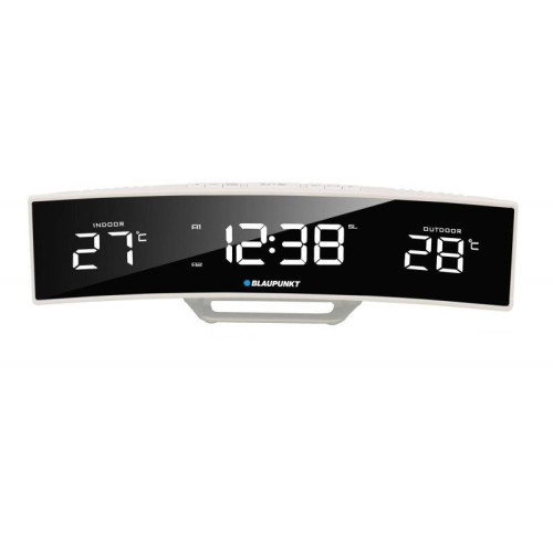 Radiobudzik CR12WH FM Alarm Temperatura-645276